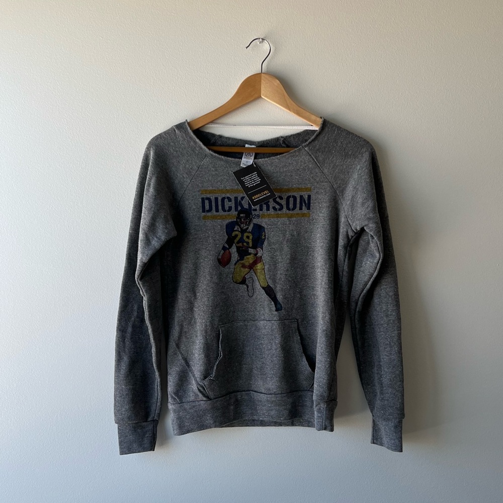 NWT LA Rams Women’s Eric Dickerson #29 Pullover Sweatshirt